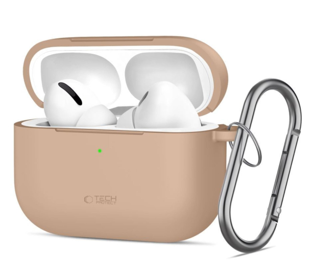 Tech-Protect Silicone Hook Do Apple Airpods Pro 3 Caffe Latte - 1367337 - zdjęcie